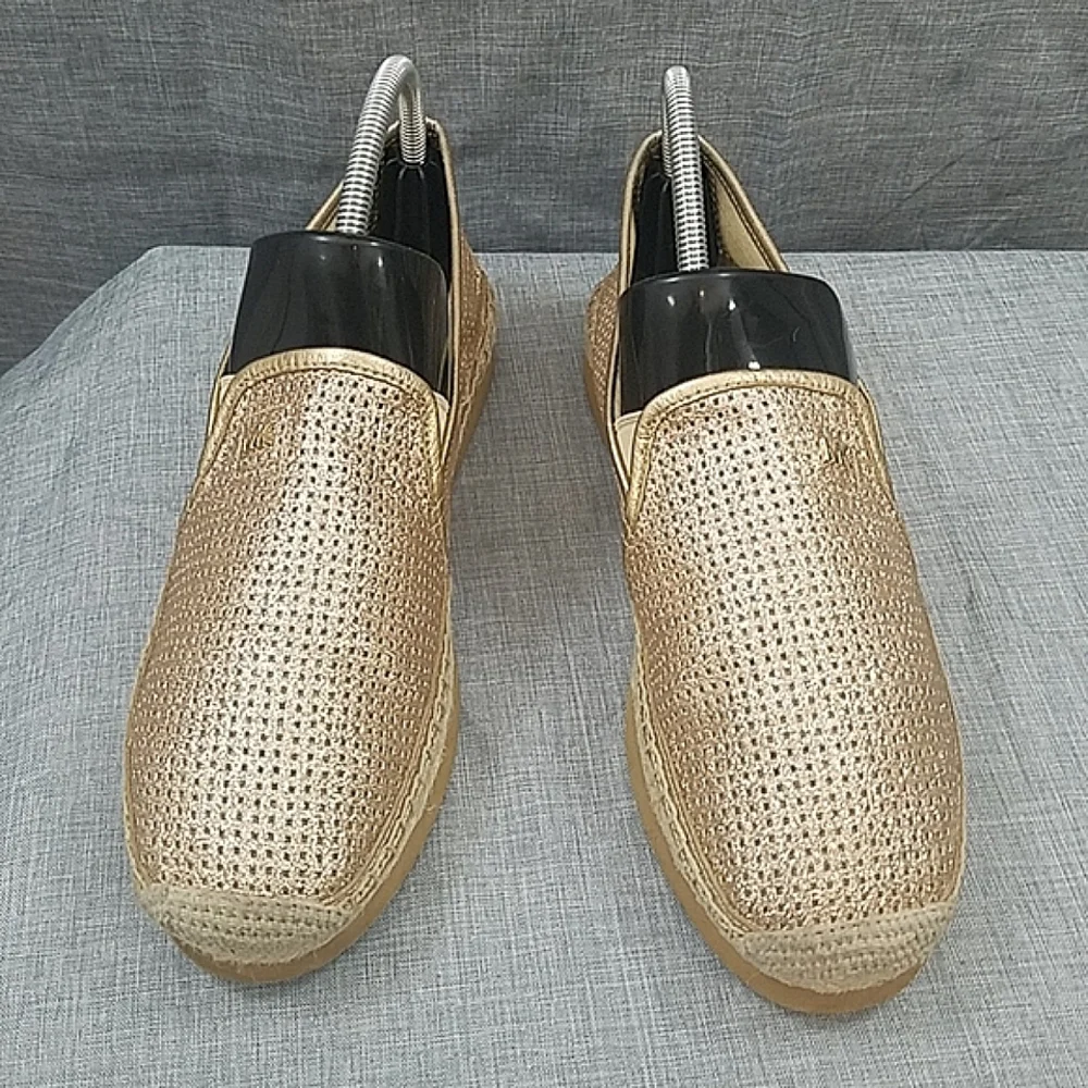 Michael Kors kendrick gold glitter espadrilles 9M
